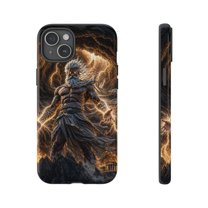 Mythic Thunder God Phone Case — Lightning Warrior Tough Protective Cover