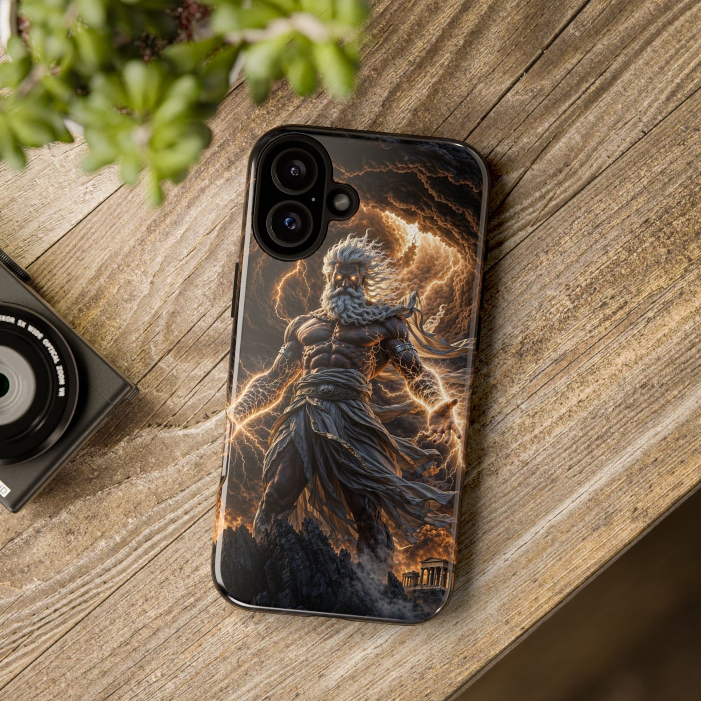 Mythic Thunder God Phone Case — Lightning Warrior Tough Protective Cover