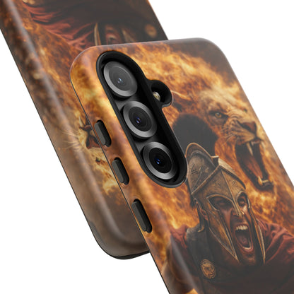 Spartan Lion Phone Case – Fierce Warrior Armor iPhone Case
