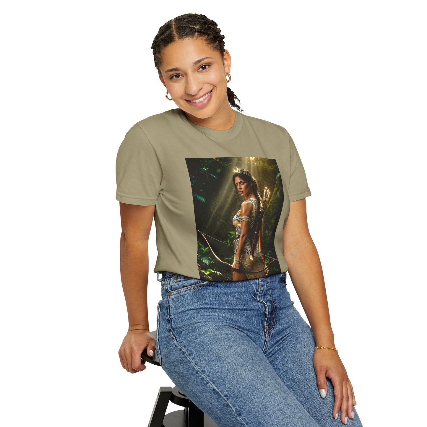 Adventure Archer T-Shirt — Forest Huntress Graphic Tee