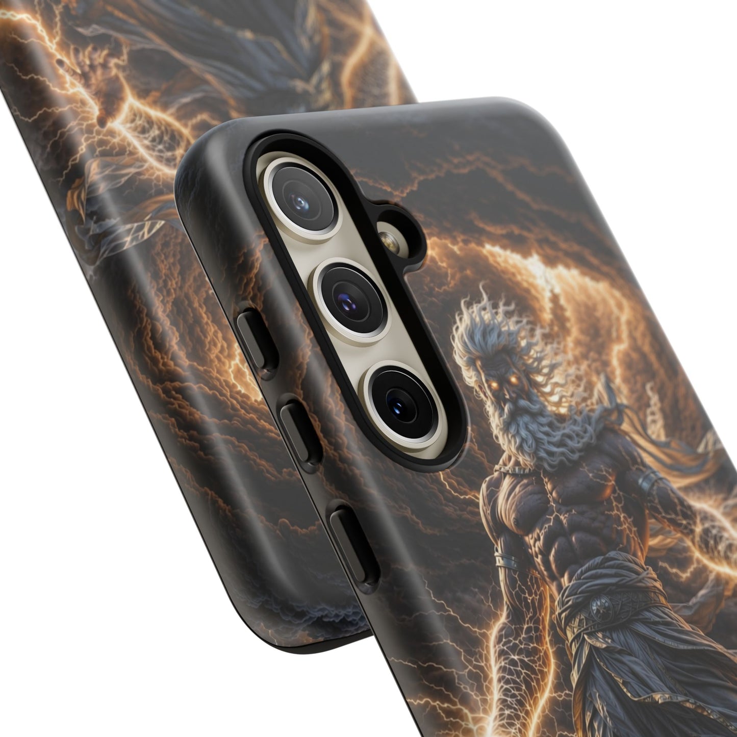 Mythic Thunder God Phone Case — Lightning Warrior Tough Protective Cover