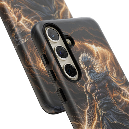 Mythic Thunder God Phone Case — Lightning Warrior Tough Protective Cover