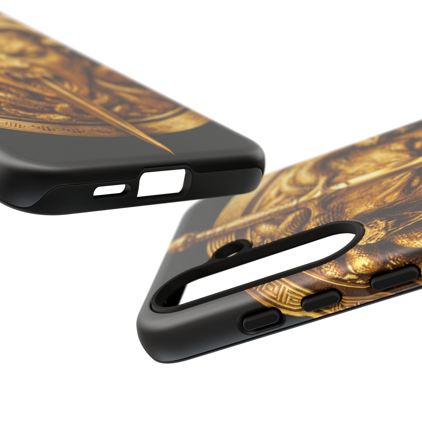 Phone Case — Gold Medusa Dagger Armor iPhone Cover
