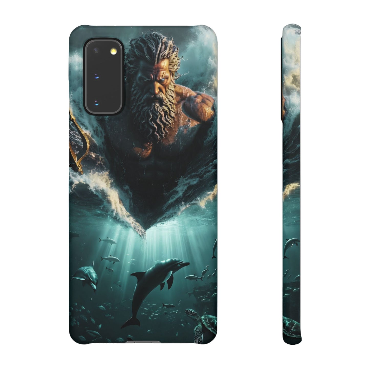 poseidon God Phone Case – Mythic Triton Ocean iPhone Snap Case