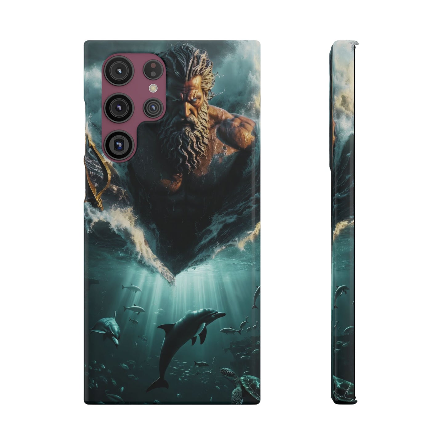 poseidon God Phone Case – Mythic Triton Ocean iPhone Snap Case