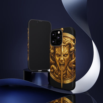 Phone Case — Gold Medusa Dagger Armor iPhone Cover