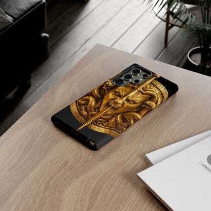 Phone Case — Gold Medusa Dagger Armor iPhone Cover