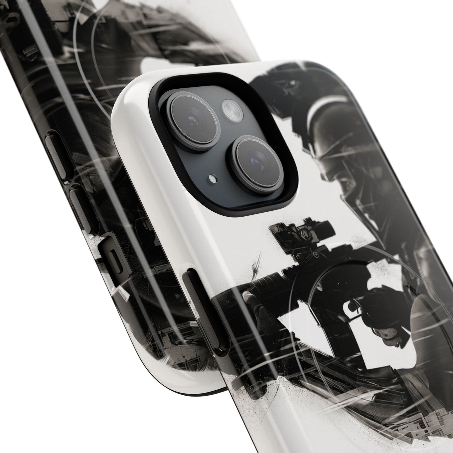 Tough Magnetic Case — Tactical Soldier Silhouette iPhone Cover