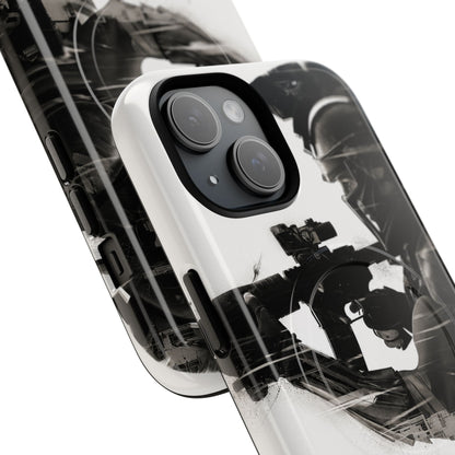 Tough Magnetic Case — Tactical Soldier Silhouette iPhone Cover