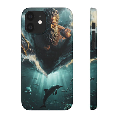 poseidon God Phone Case – Mythic Triton Ocean iPhone Snap Case