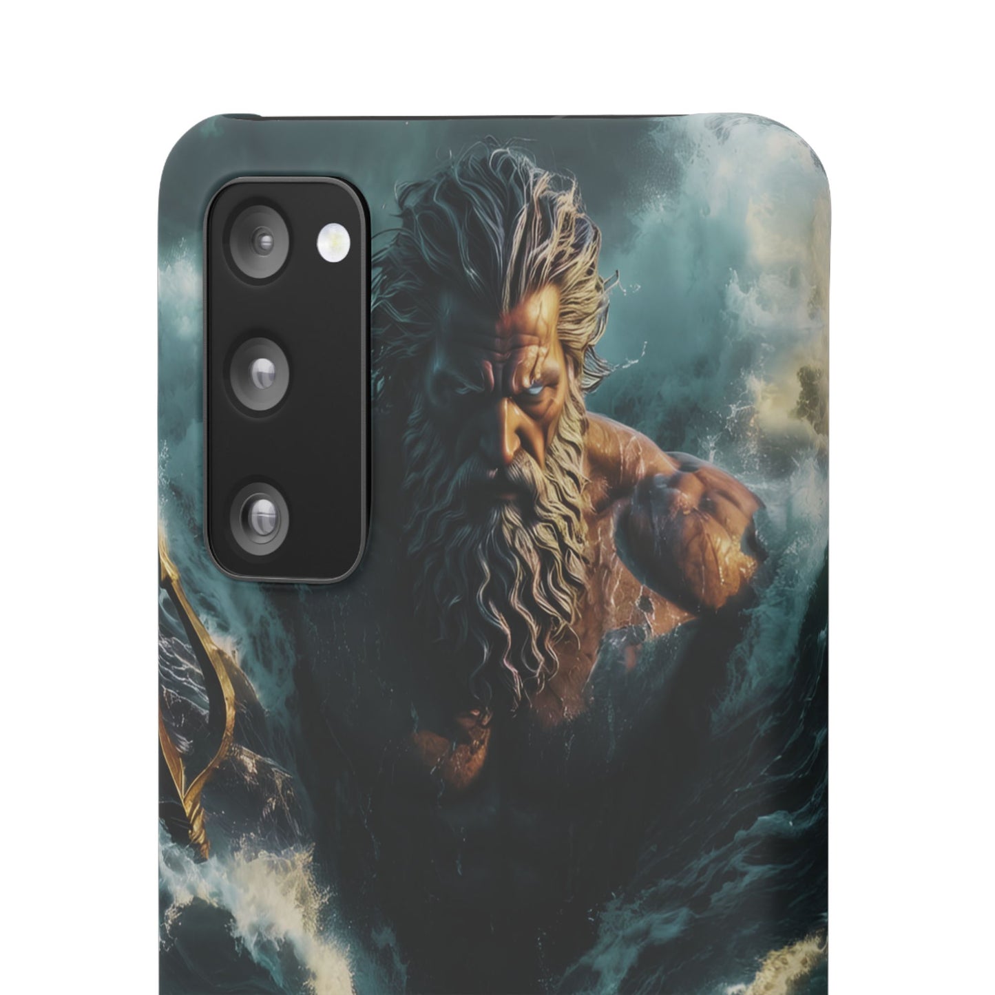 poseidon God Phone Case – Mythic Triton Ocean iPhone Snap Case