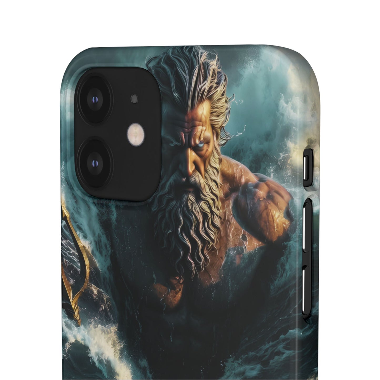 poseidon God Phone Case – Mythic Triton Ocean iPhone Snap Case