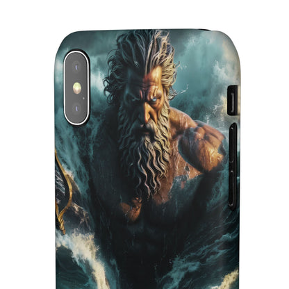 poseidon God Phone Case – Mythic Triton Ocean iPhone Snap Case
