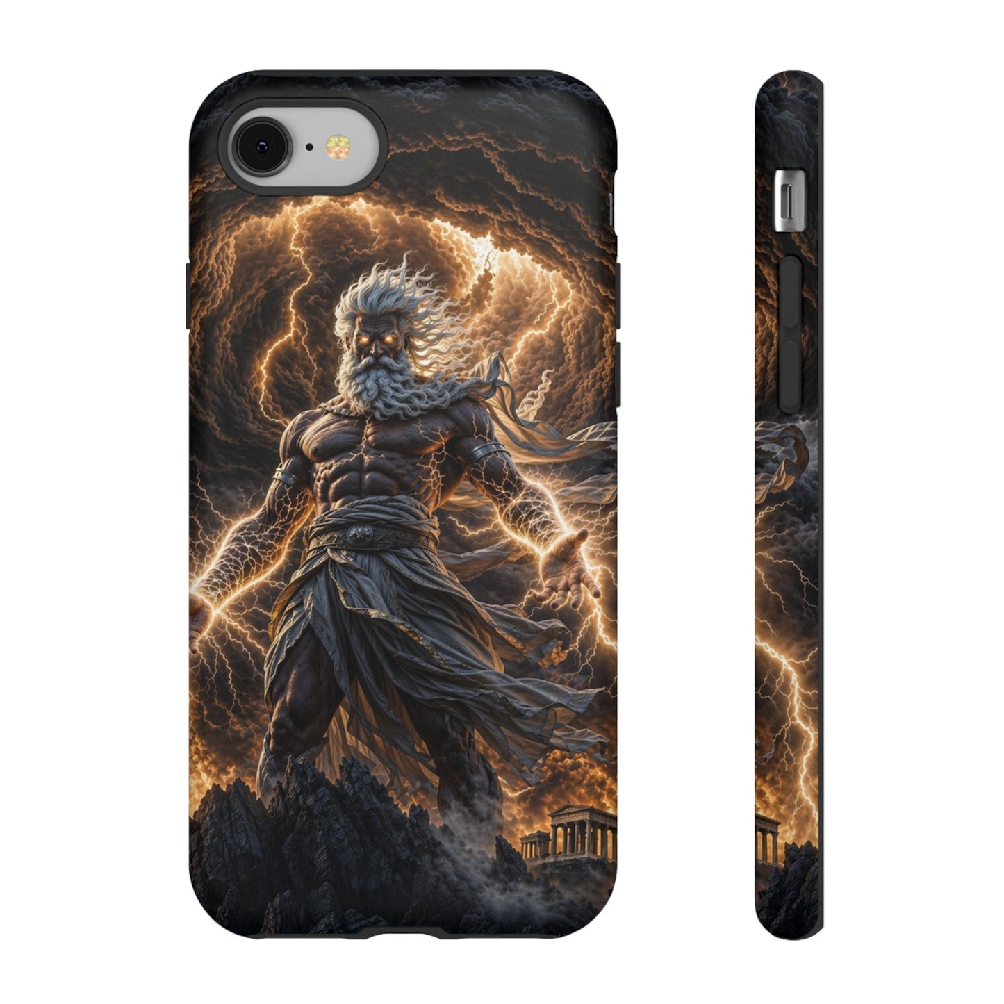 Mythic Thunder God Phone Case — Lightning Warrior Tough Protective Cover