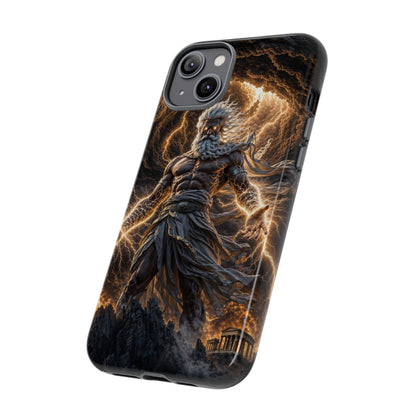 Mythic Thunder God Phone Case — Lightning Warrior Tough Protective Cover