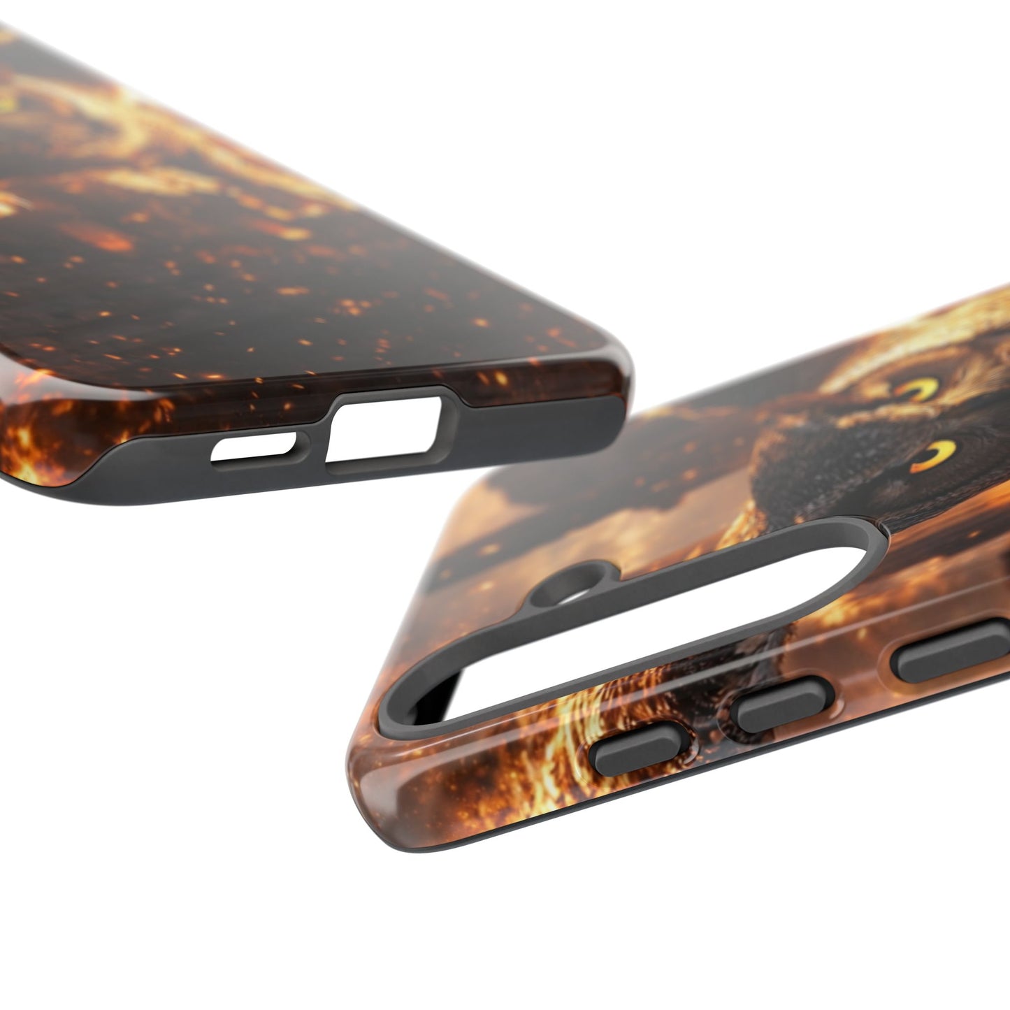 Owl in Flames Phone Case