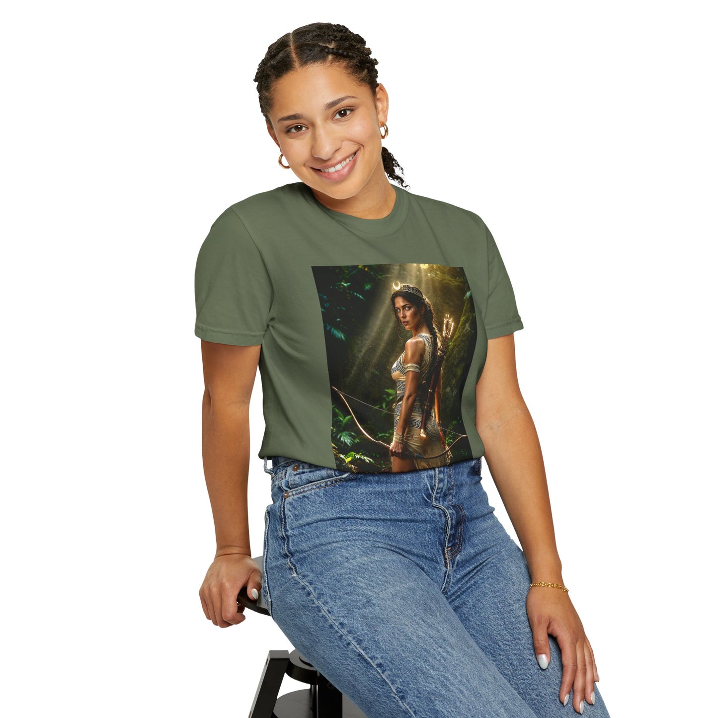 Adventure Archer T-Shirt — Forest Huntress Graphic Tee