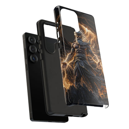 Mythic Thunder God Phone Case — Lightning Warrior Tough Protective Cover