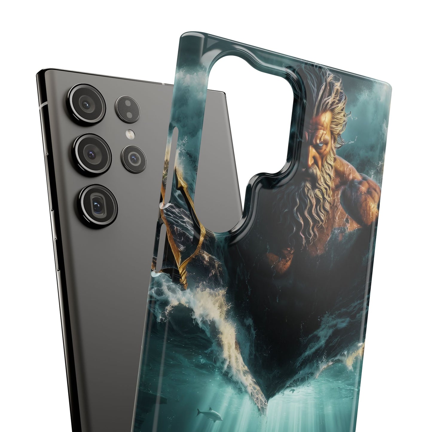 poseidon God Phone Case – Mythic Triton Ocean iPhone Snap Case
