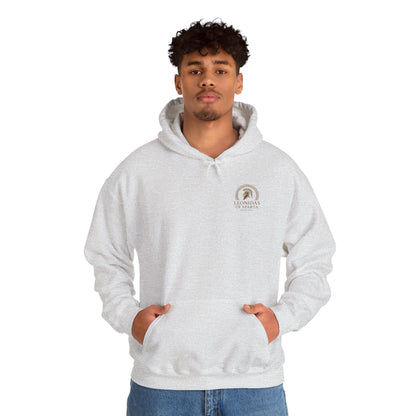 Leonidas of Sparta Hoodie – Spartan Helmet Crest Pullover