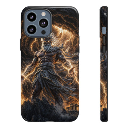 Mythic Thunder God Phone Case — Lightning Warrior Tough Protective Cover
