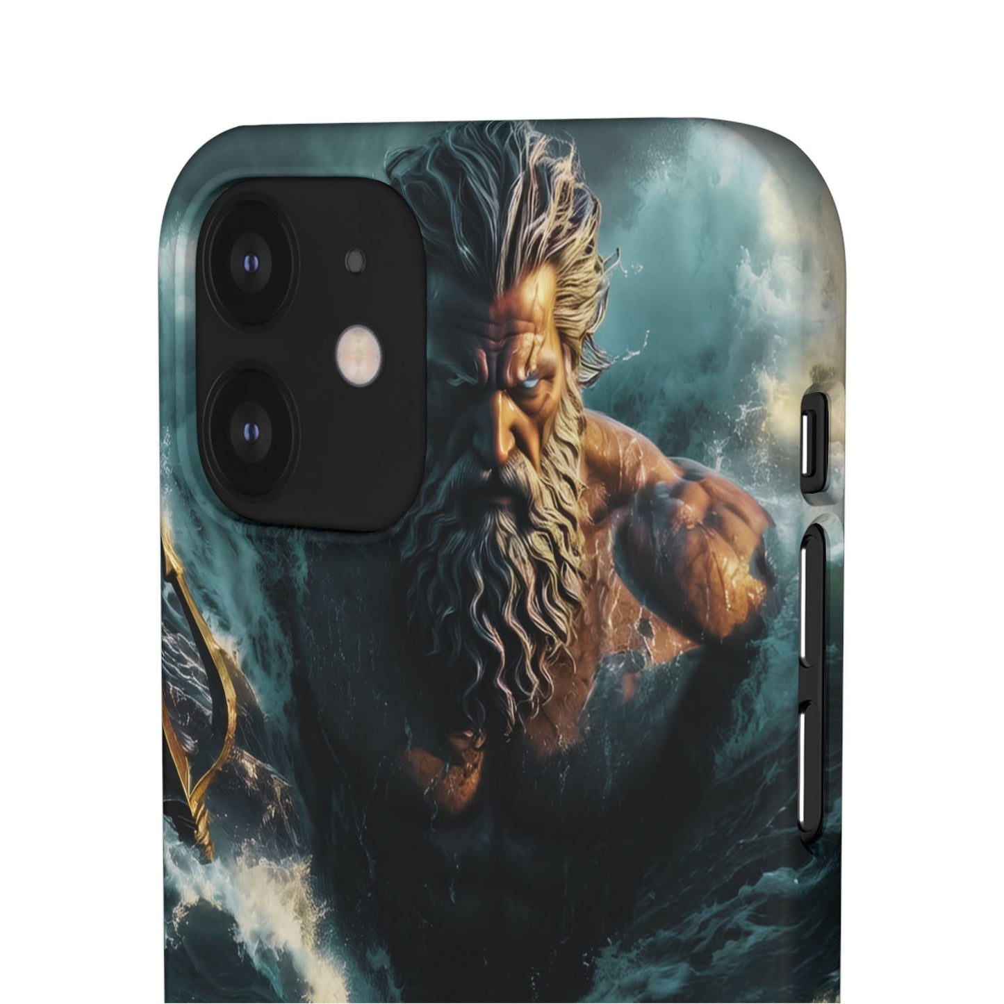 poseidon God Phone Case – Mythic Triton Ocean iPhone Snap Case