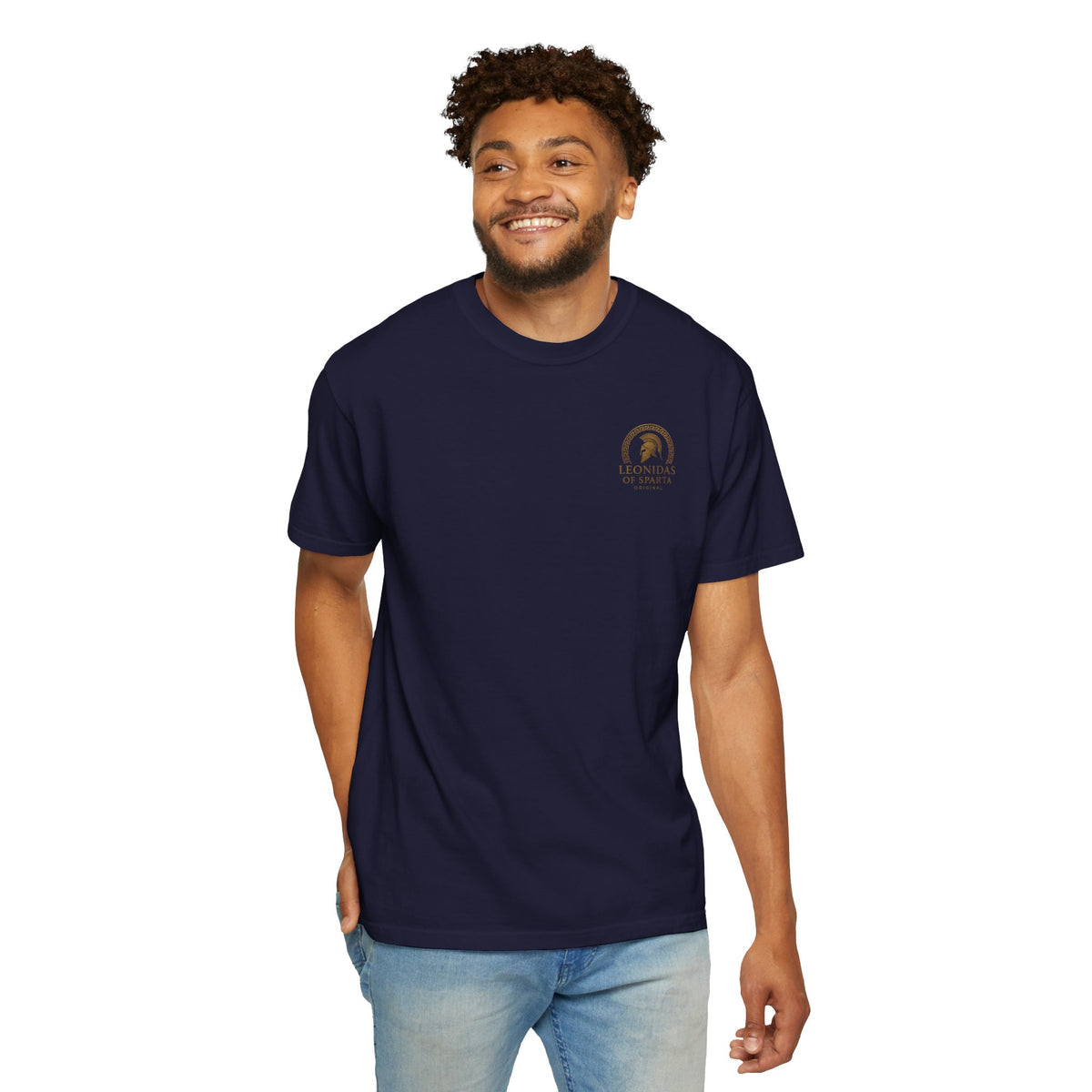 Spartan Warrior Flame Graphic T-Shirt