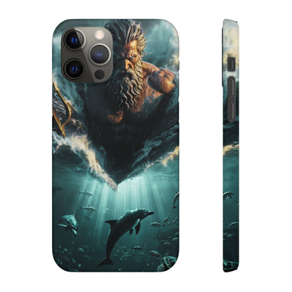 poseidon God Phone Case – Mythic Triton Ocean iPhone Snap Case