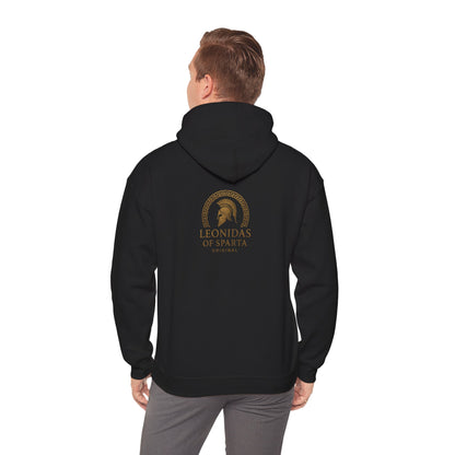 Leonidas of Sparta Hoodie — Spartan Warrior Graphic Hooded Sweatshirt