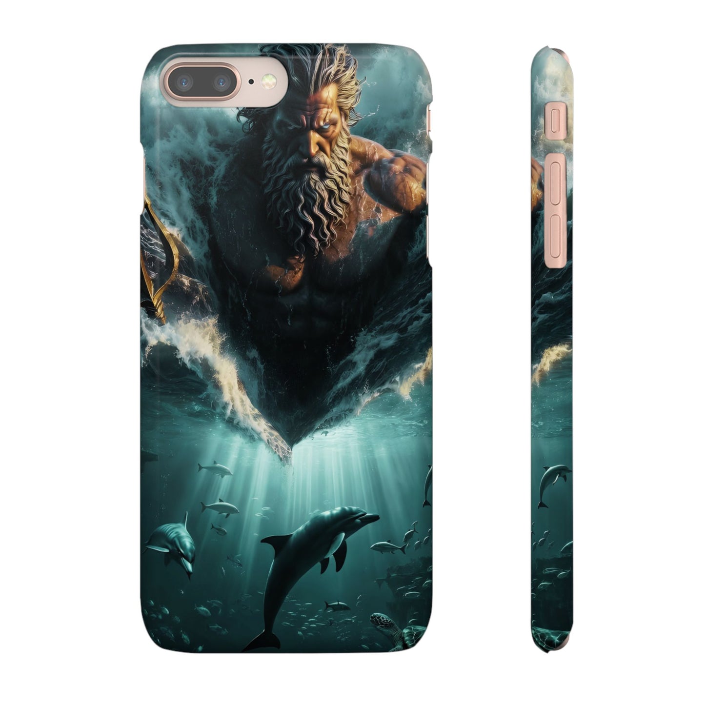 poseidon God Phone Case – Mythic Triton Ocean iPhone Snap Case