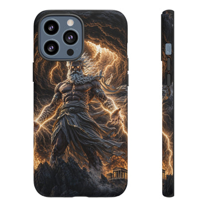 Mythic Thunder God Phone Case — Lightning Warrior Tough Protective Cover