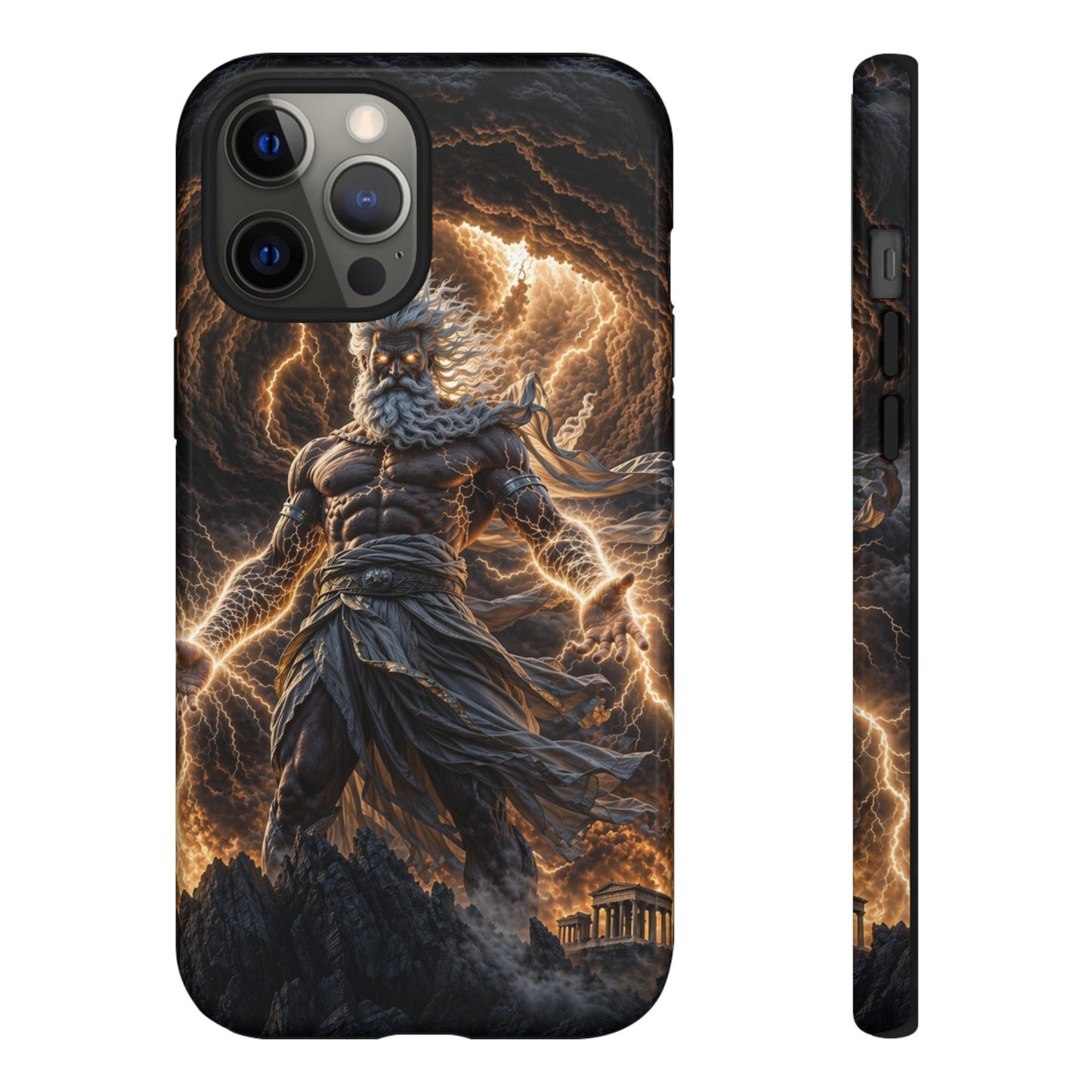 Mythic Thunder God Phone Case — Lightning Warrior Tough Protective Cover