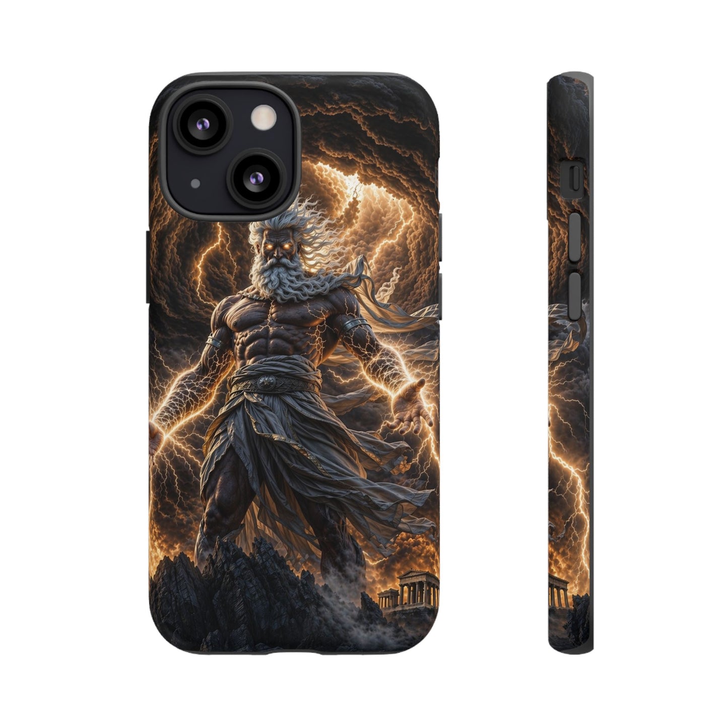 Mythic Thunder God Phone Case — Lightning Warrior Tough Protective Cover