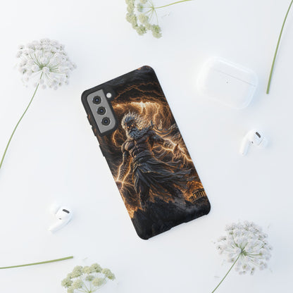 Mythic Thunder God Phone Case — Lightning Warrior Tough Protective Cover
