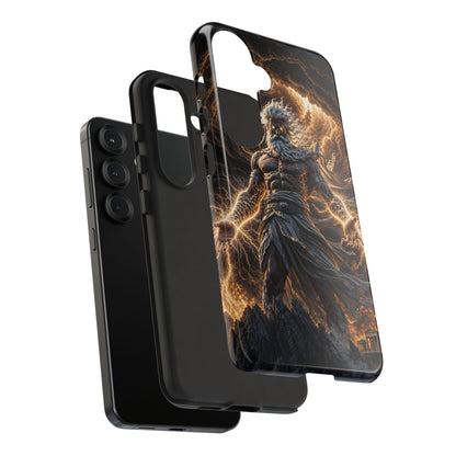 Mythic Thunder God Phone Case — Lightning Warrior Tough Protective Cover