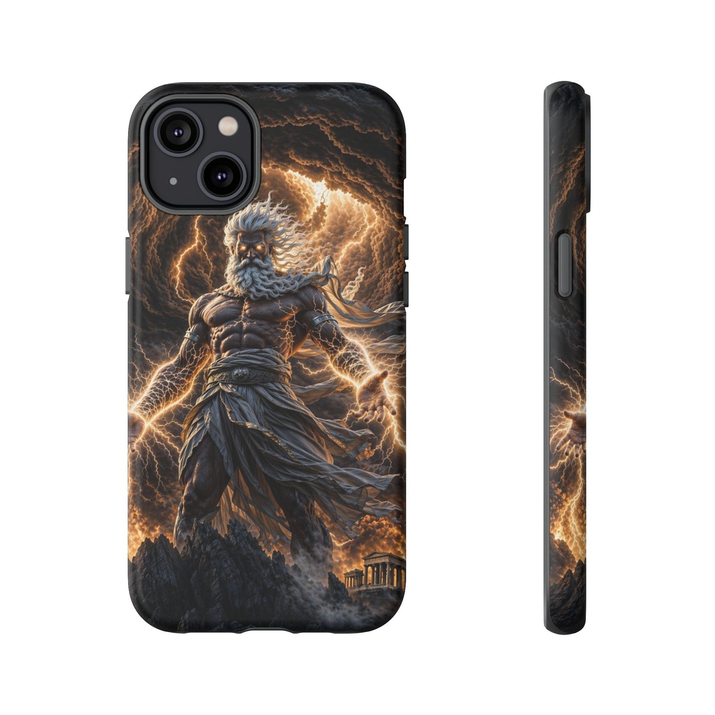 Mythic Thunder God Phone Case — Lightning Warrior Tough Protective Cover