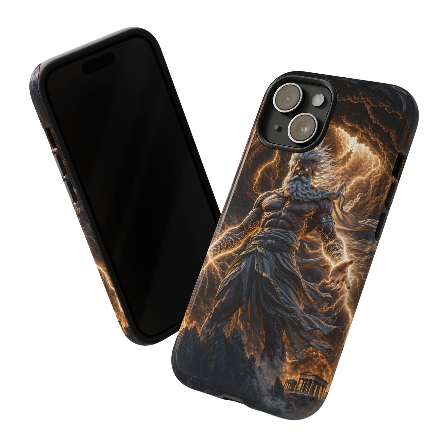 Mythic Thunder God Phone Case — Lightning Warrior Tough Protective Cover