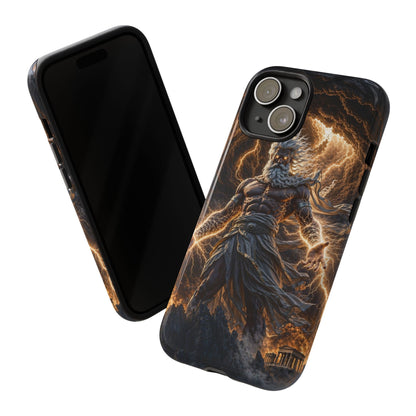 Mythic Thunder God Phone Case — Lightning Warrior Tough Protective Cover