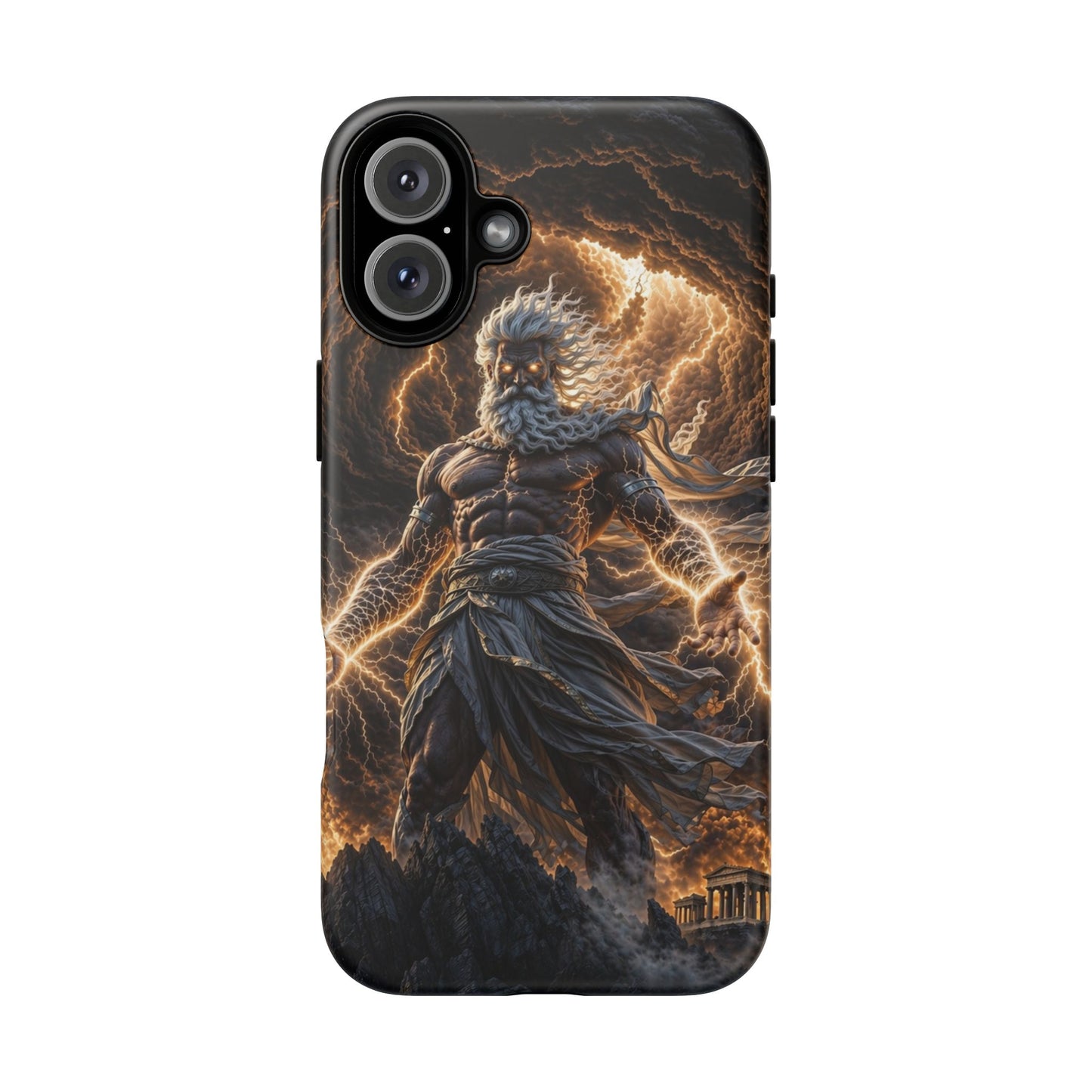 Mythic Thunder God Phone Case — Lightning Warrior Tough Protective Cover