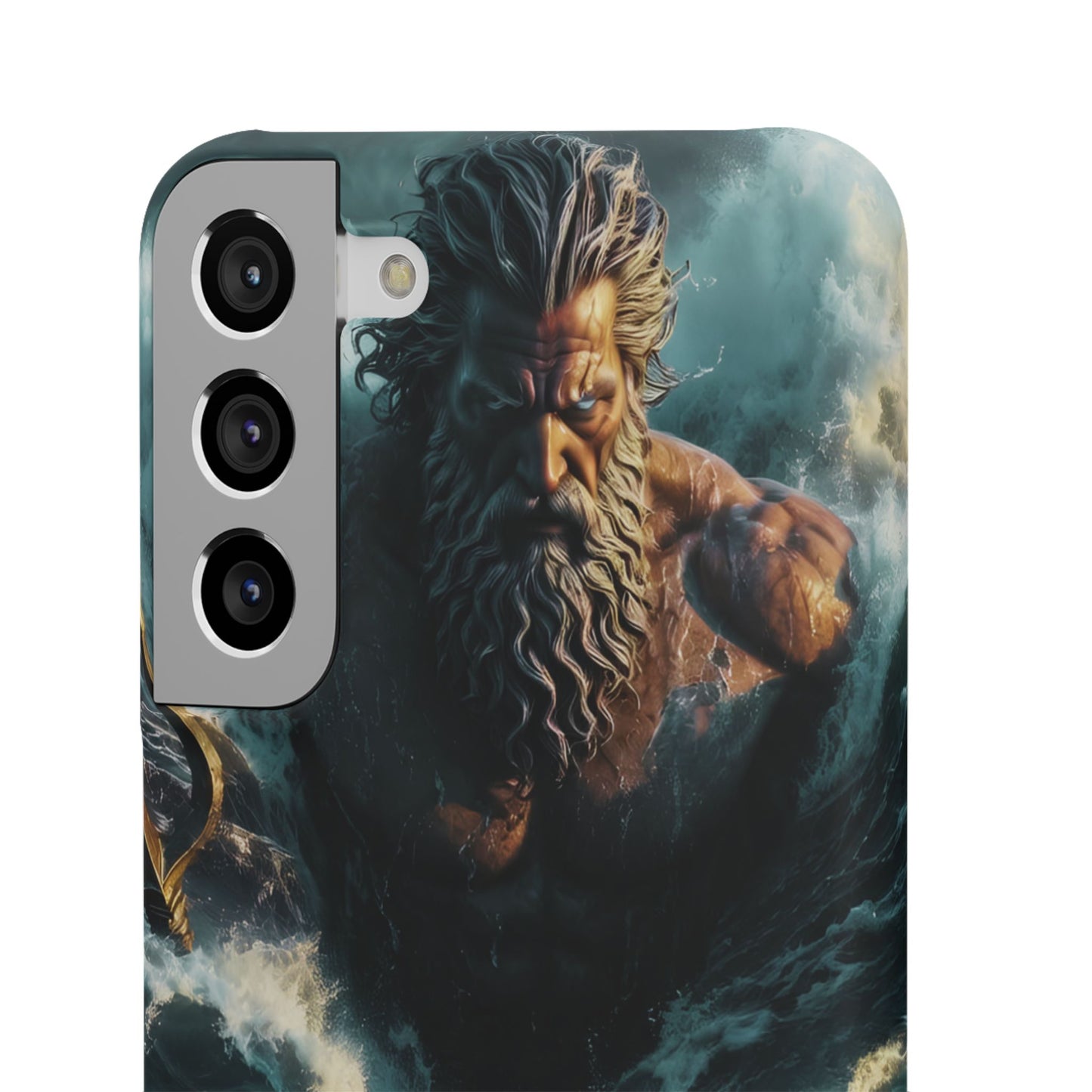 poseidon God Phone Case – Mythic Triton Ocean iPhone Snap Case