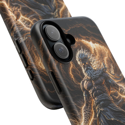 Mythic Thunder God Phone Case — Lightning Warrior Tough Protective Cover