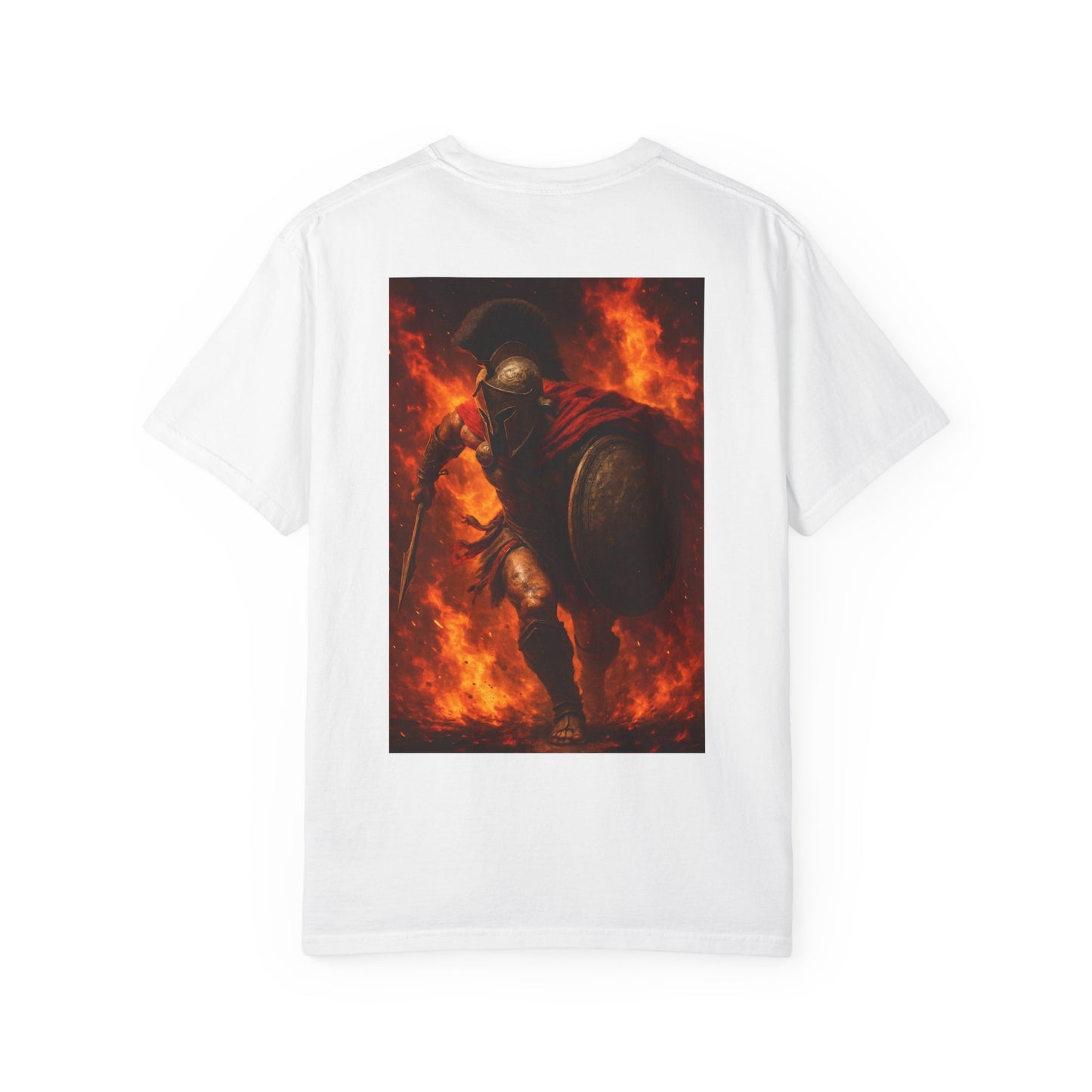 Charging Spartan Fire T-shirt