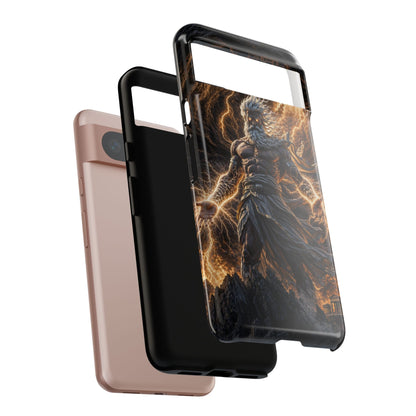 Mythic Thunder God Phone Case — Lightning Warrior Tough Protective Cover