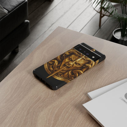 Phone Case — Gold Medusa Dagger Armor iPhone Cover