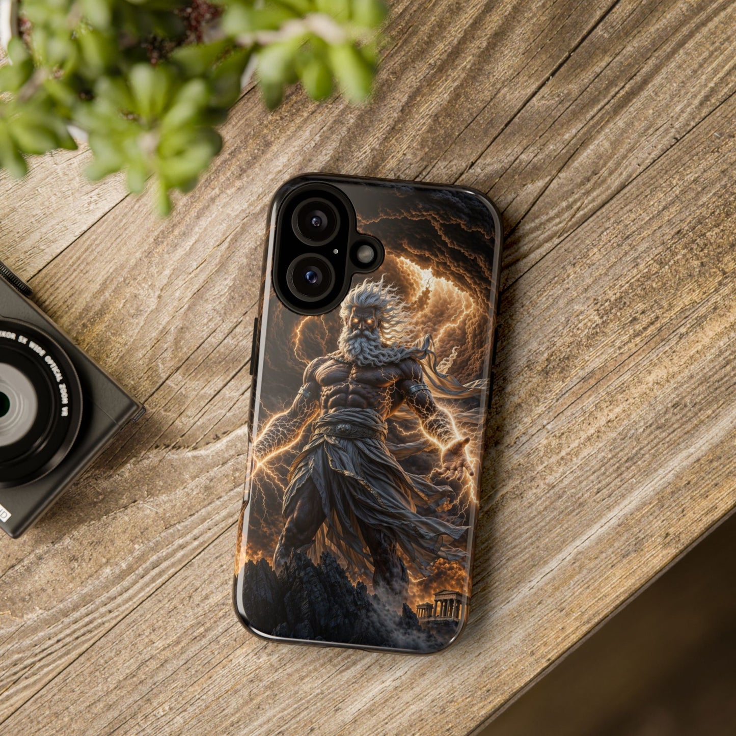 Mythic Thunder God Phone Case — Lightning Warrior Tough Protective Cover
