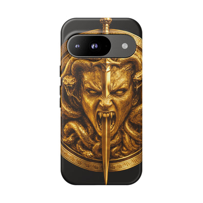 Phone Case — Gold Medusa Dagger Armor iPhone Cover