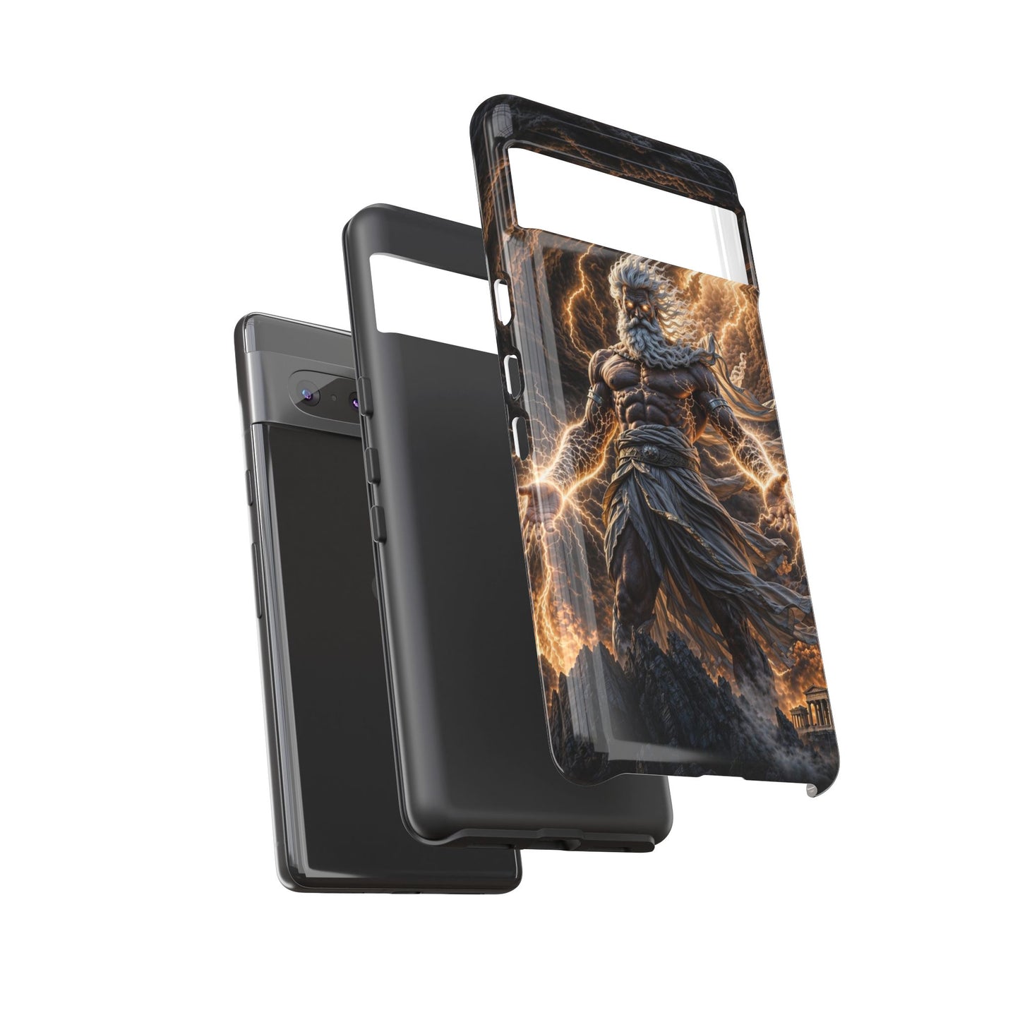 Mythic Thunder God Phone Case — Lightning Warrior Tough Protective Cover