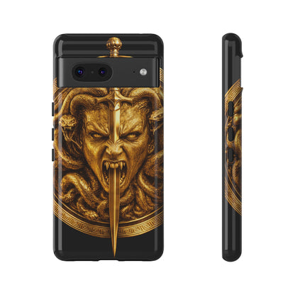 Phone Case — Gold Medusa Dagger Armor iPhone Cover
