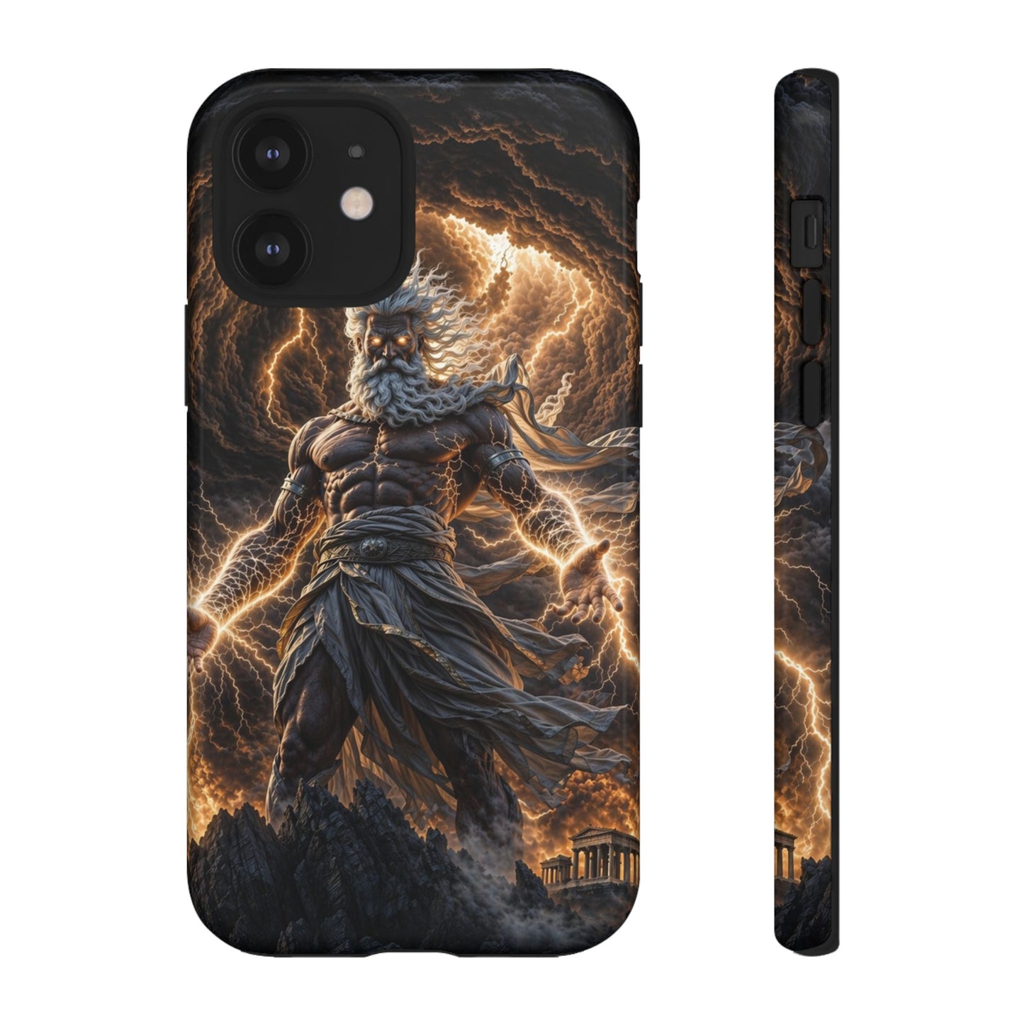 Mythic Thunder God Phone Case — Lightning Warrior Tough Protective Cover