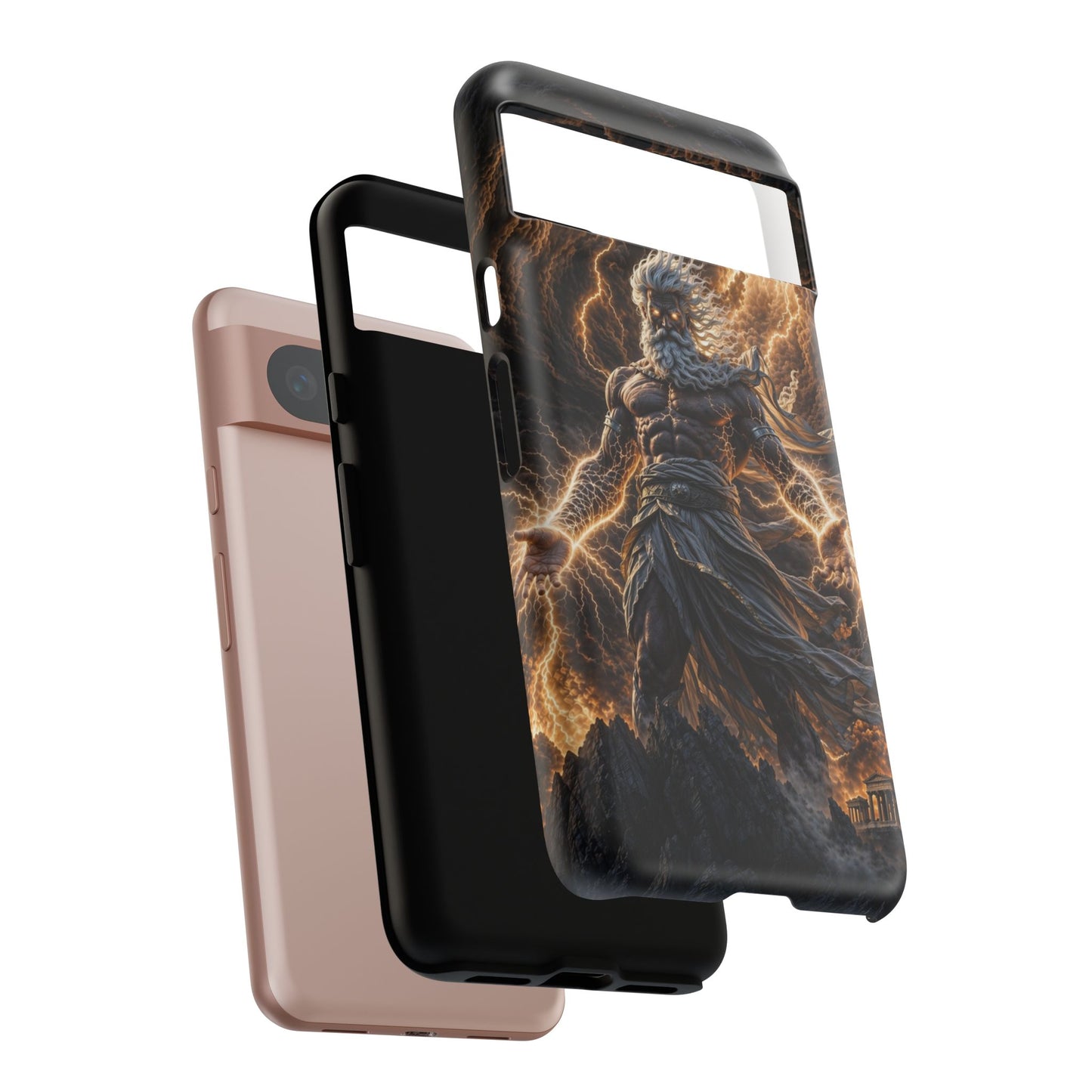 Mythic Thunder God Phone Case — Lightning Warrior Tough Protective Cover